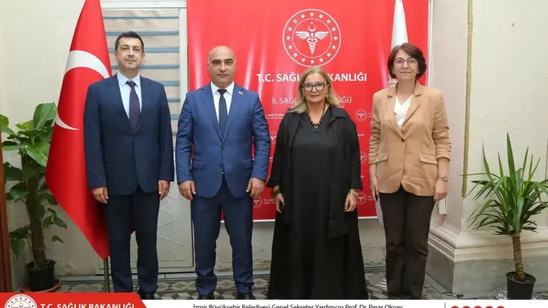 İzmir Büyükşehir Belediyesi'nden İl Sağlık Müdürü Doç. Dr. Ayhan Kul’a ziyaret