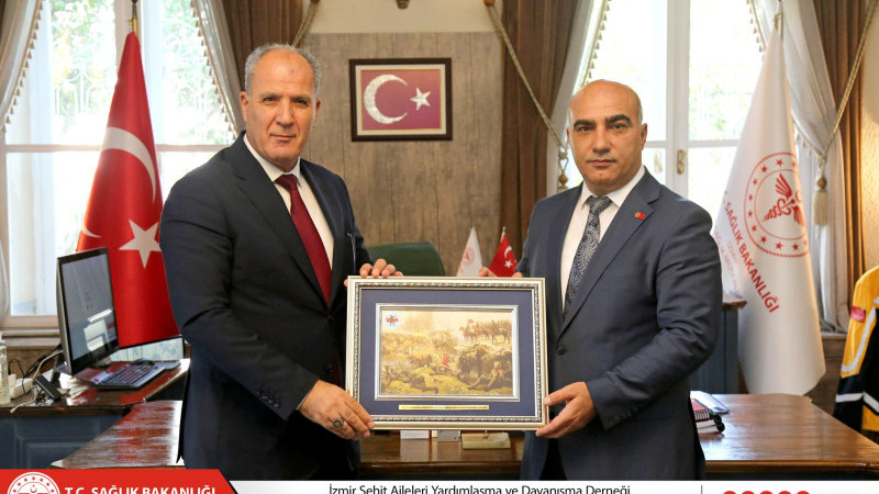 Şehit Aileleri Derneği’nden İzmir İl Sağlık Müdürü’ne ziyaret