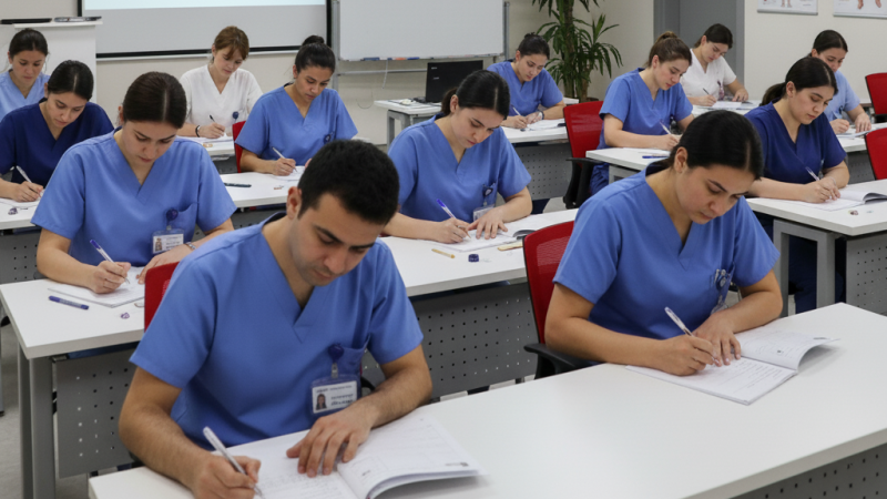 Dr. Behçet Uz Hastanesi, Yenidoğan Yoğun Bakım Hemşireleri için sınav düzenliyor