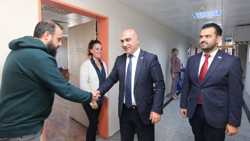 İzmir İl Sağlık Müdürü Ayhan Kul, Halk Sağlığı Hizmetleri Başkanlığı’nı ziyaret etti