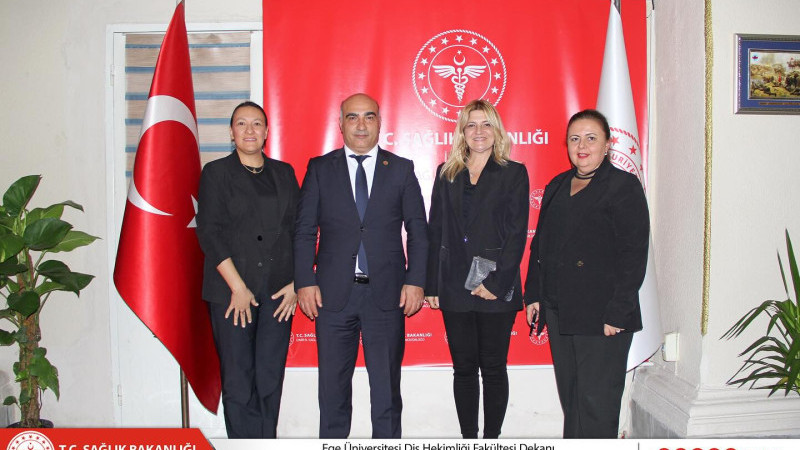 Ege üniversitesi diş hekimliği fakültesi dekanı’ndan İzmir İl Sağlık Müdürü’ne ziyaret