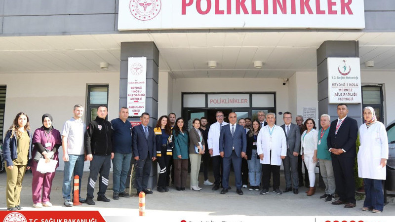 İzmir İl Sağlık Müdürü Kul’dan Beydağ’da yerinde inceleme