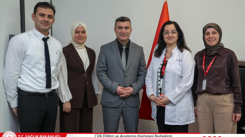 İzmir Şehir Hastanesi’ne Çiğli Eğitim ve Araştırma Hastanesi’nden ziyaret