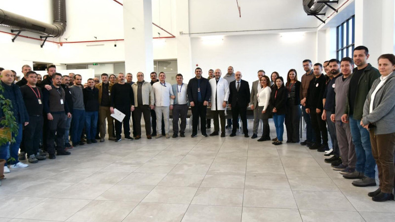 Buca Seyfi Demirsoy Hastanesi Teknik Atölye Personeline teşekkür kahvaltısı düzenledi