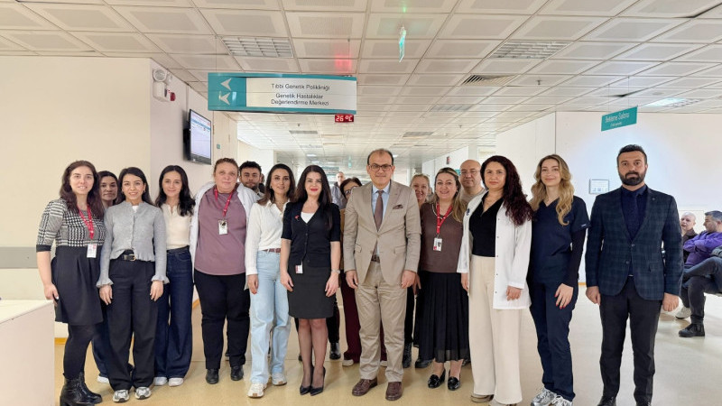 İzmir Atatürk EAH başhekimi'nden genetik hastalıklar değerlendirme merkezi’ne ziyaret