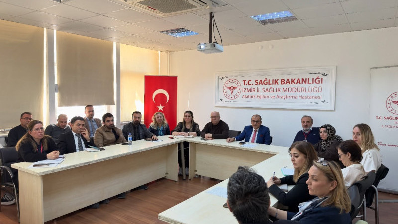 İzmir Atatürk EAH’de haftalık yönetim toplantısı yapıldı