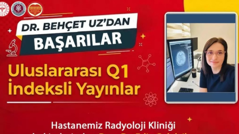 İzmir Dr. Behçet Uz Çocuk Hastanesi'nden uluslararası bilimsel başarı!