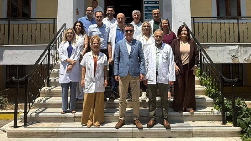 Dr. Suat Seren Hastanesi’ne üst düzey ziyaret: Sağlık hizmetleri değerlendirildi