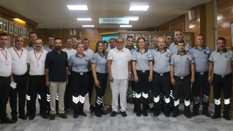 İzmir Atatürk Eğitim ve Araştırma Hastanesi’nde güvenlik haftası etkinliği