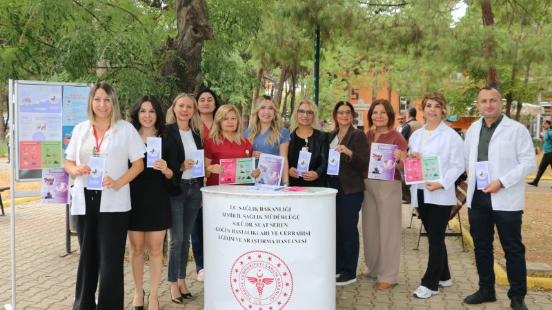 Dr. Suat Seren Göğüs Hastalıkları Hastanesi'nden kuduz bilgilendirme standı