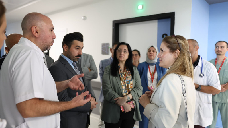 Bakanlık heyeti İzmir Şehir Hastanesi’nin kapasitesini ve çalışmalarını yerinde inceledi
